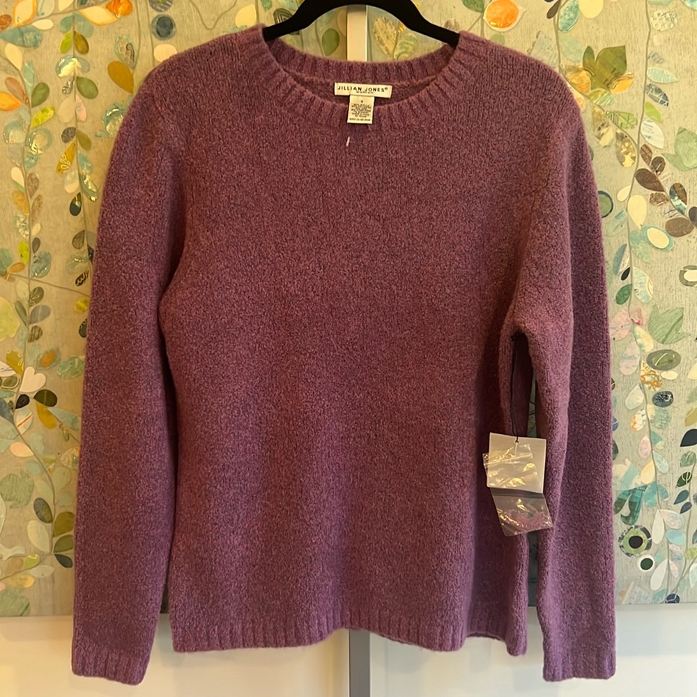 Jillian Jones Woman Crew Neck Sweater XL Lavender Soft Cozy Gift Christmas‎ new